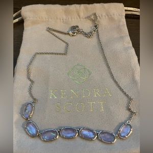 Kendra Scott Meadow in Silver and Lilac Illusion.